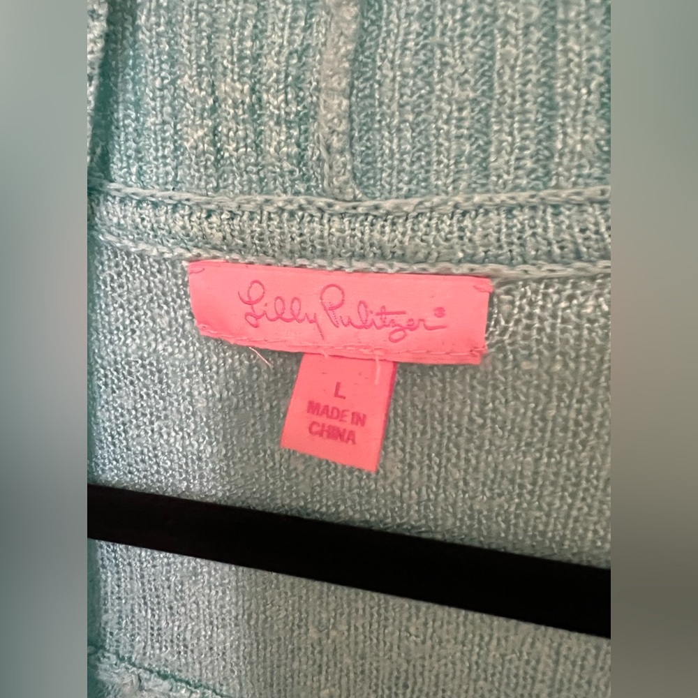 Lilly Pulitzer Iris Cardigan Sweater Surf NWOT✨ - Picture 4 of 5